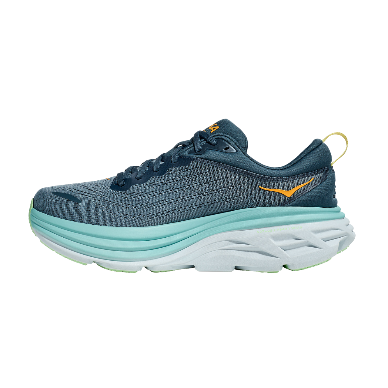 Hoka One One scarpa da corsa da uomo Bondi 8 1123202/RHD blu ombra-verde acqua