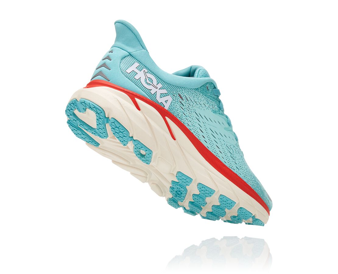 Hoka One One scarpa da corsa da donna Clifton 8 1119394/AEBL aquarelle/eggshell blue