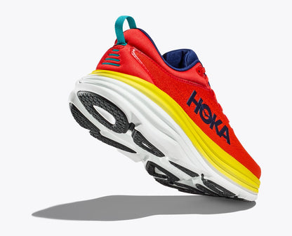 Hoka One One scarpa da corsa da uomo M Bondi 8 1123202/RAFL rosso fuoco