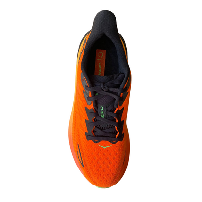 Hoka One One scarpa da corsa da uomo Clifton 9 1127895/FVOR rosso-arancio